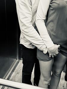 – We’ve got a few seconds while the elevator’s going up… – By the way … we forgot to press the button #elevatorheat